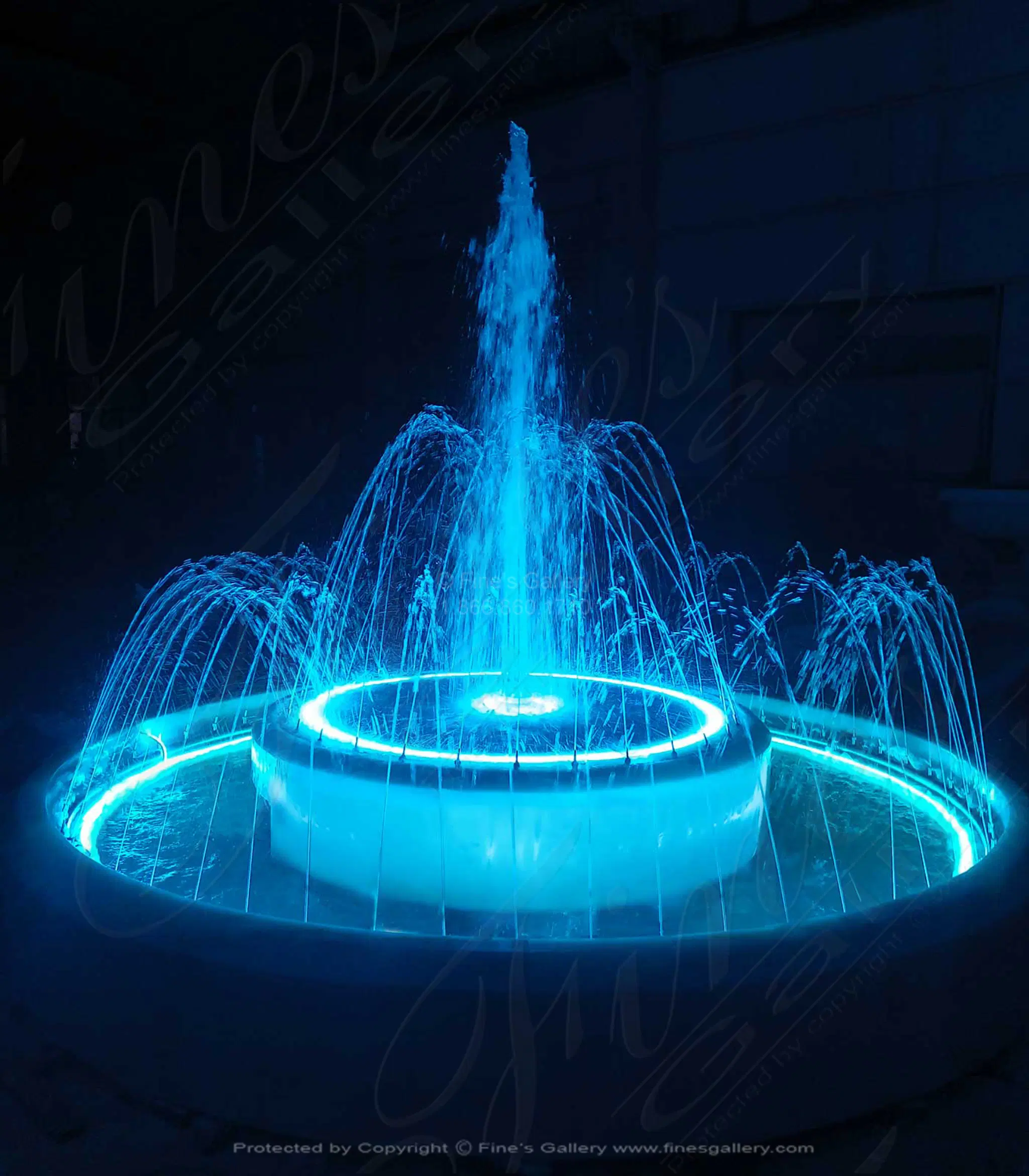 Bronze Fountains - 84 Inch Tall Bronze Dolphins Fountain - BF-872